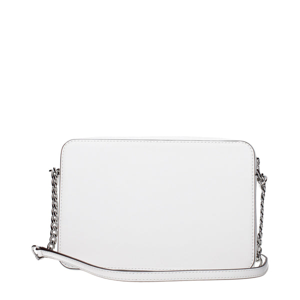 Michael Kors White Leather Crossbody Bags