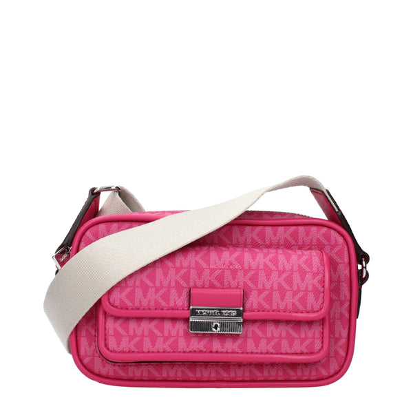 Michael Kors Pink Fabric Crossbody Bags