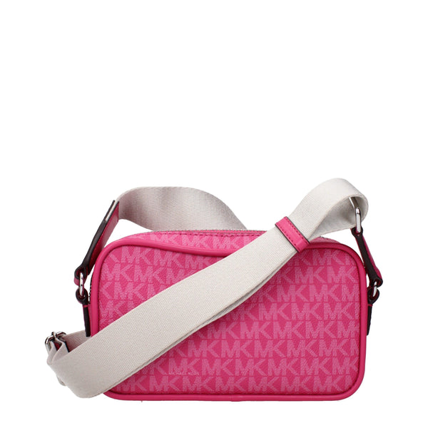 Michael Kors Pink Fabric Crossbody Bags