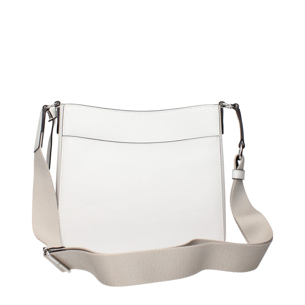 Michael Kors White Leather Shoulder Bags