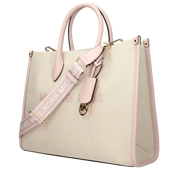 Michael Kors Beige Fabric Handbags