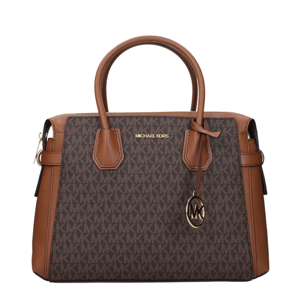 Michael Kors Brown Fabric Handbags