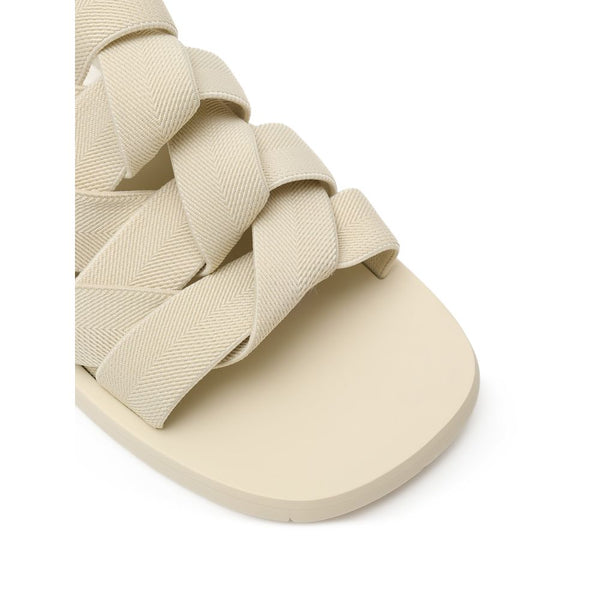 Bottega Veneta Beige Fabric Slipper