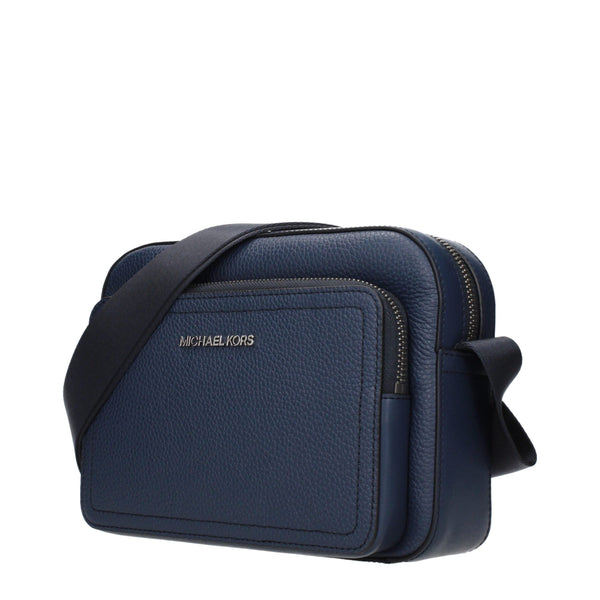 Michael Kors Blue Leather Crossbody Bags