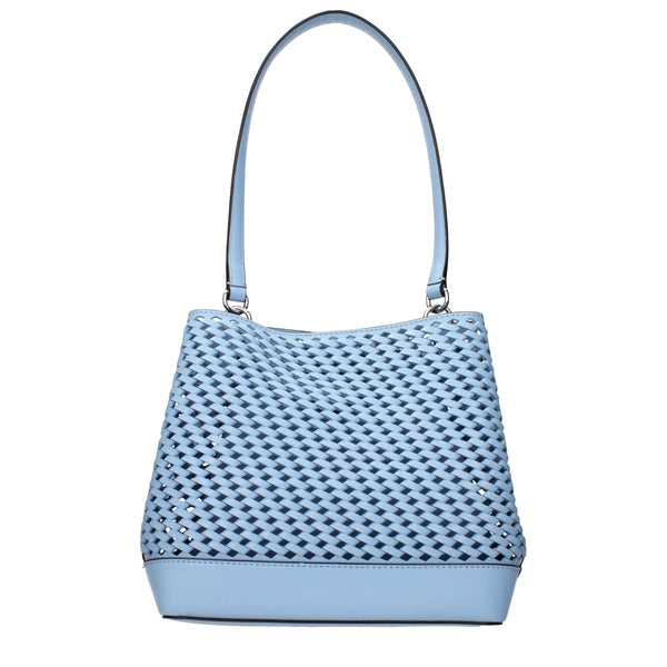 Michael Kors Light Blue Leather Shoulder Bags