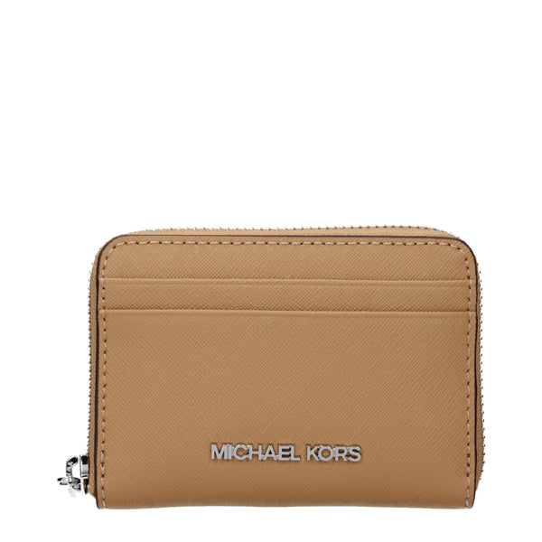 Michael Kors Brown Leather Cardholders