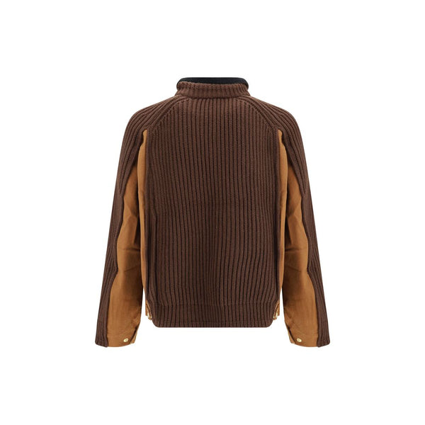 WIP Washed Duck x Wool Knit Jacket by Sacai x Carhartt