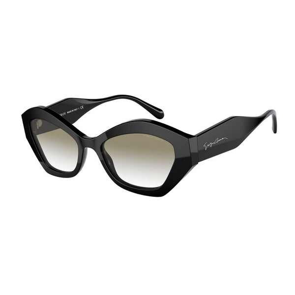 Giorgio Armani Black Acetate Sunglasses