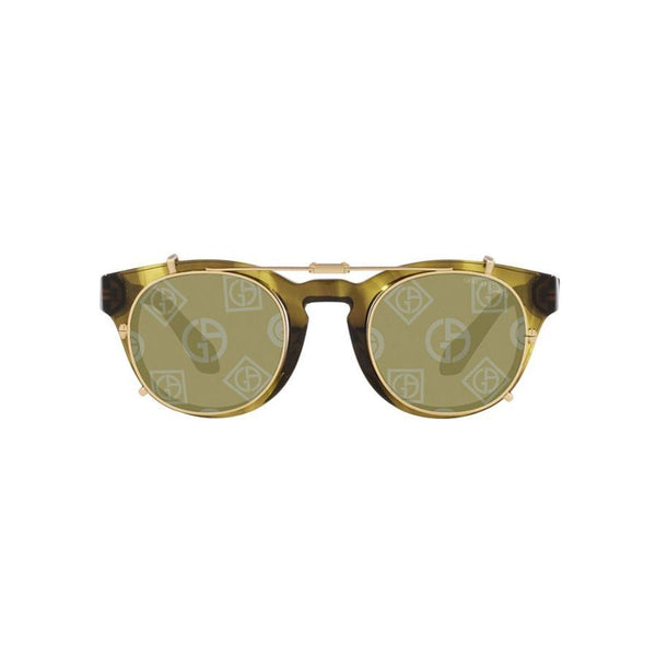Giorgio Armani Brown Acetate Sunglasses