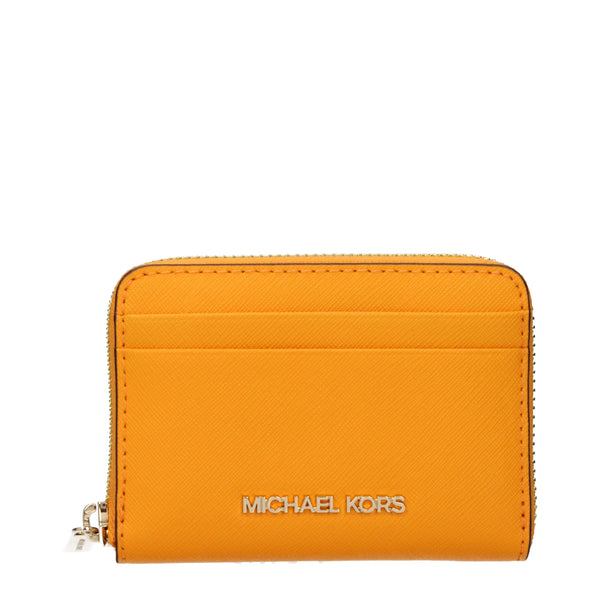 Michael Kors Orange Leather Cardholders