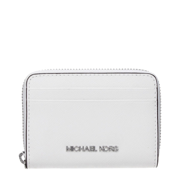 Michael Kors White Leather Cardholders