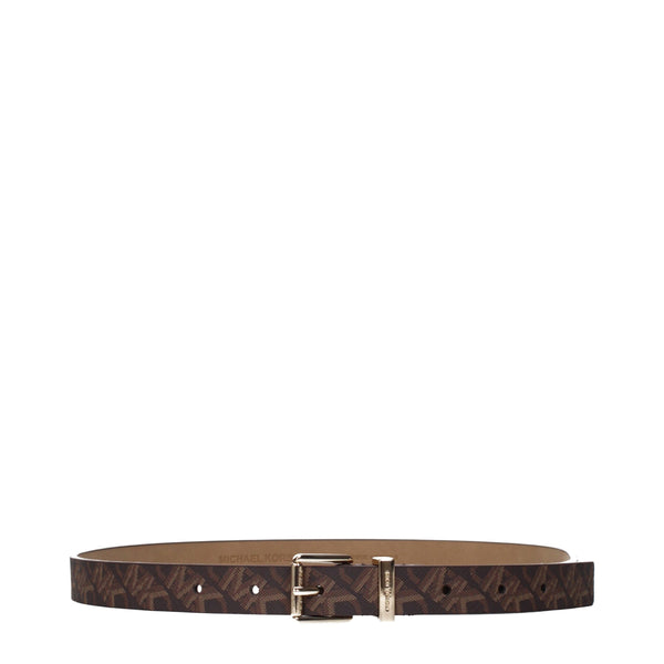 Michael Kors Brown Fabric Regular Belts
