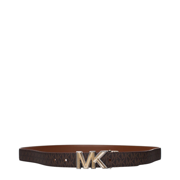 Michael Kors Brown Fabric Belts