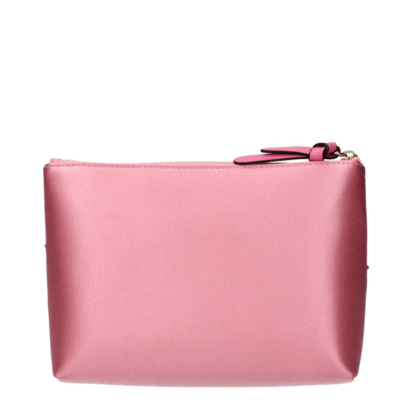 Jimmy Choo Pink Satin Clutch Bags