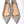 Christian Louboutin hopeinen litteäkärkinen kenkä
