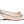 Christian Louboutin Bianco White silver Flat Point Toe Shoe