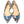 Christian Louboutin monivärinen hopeinen litteäkärkinen kenkä