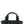 Jimmy Choo Black Leather and Canvas Small Tote Bag