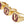 Dolce & Gabbana Gold Brass LOVE Enamel Set of 3 Ring