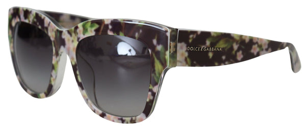 Dolce & Gabbana Elegant Black Multicolor Gradient Sunglasses