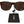 Dolce & Gabbana muoviset Full Rim Brown Mirror Lins DG4284 aurinkolasit