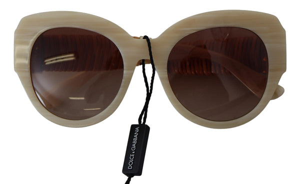 Dolce &amp; Gabbana Beige Acetate Full Rim Brown Linse DG4294 aurinkolasit
