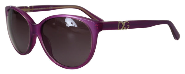 Dolce &amp; Gabbana Purple Acetate Frame pyöreät sävyt DG4171P aurinkolasit