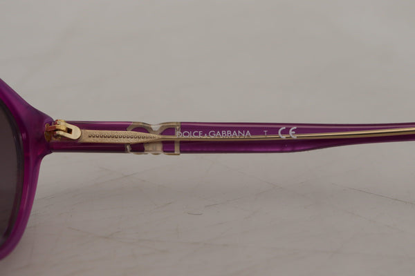 Dolce &amp; Gabbana Purple Acetate Frame pyöreät sävyt DG4171P aurinkolasit