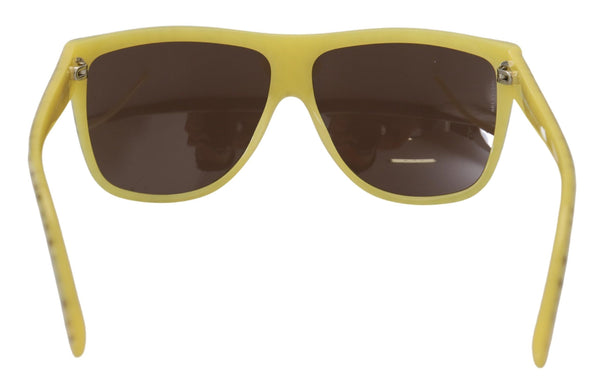 Dolce &amp; Gabbana Yellow Stars Acetate Square Shades DG4125 aurinkolasit