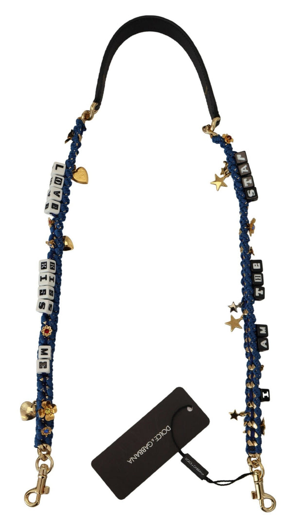 Dolce &amp; Gabbana monivärinen koristeltu laukku olkahihna