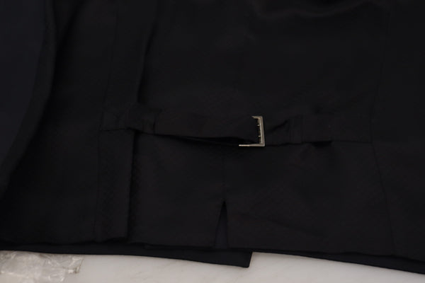 Dolce &amp; Gabbana musta villainen joustava liivi muodollinen liivi