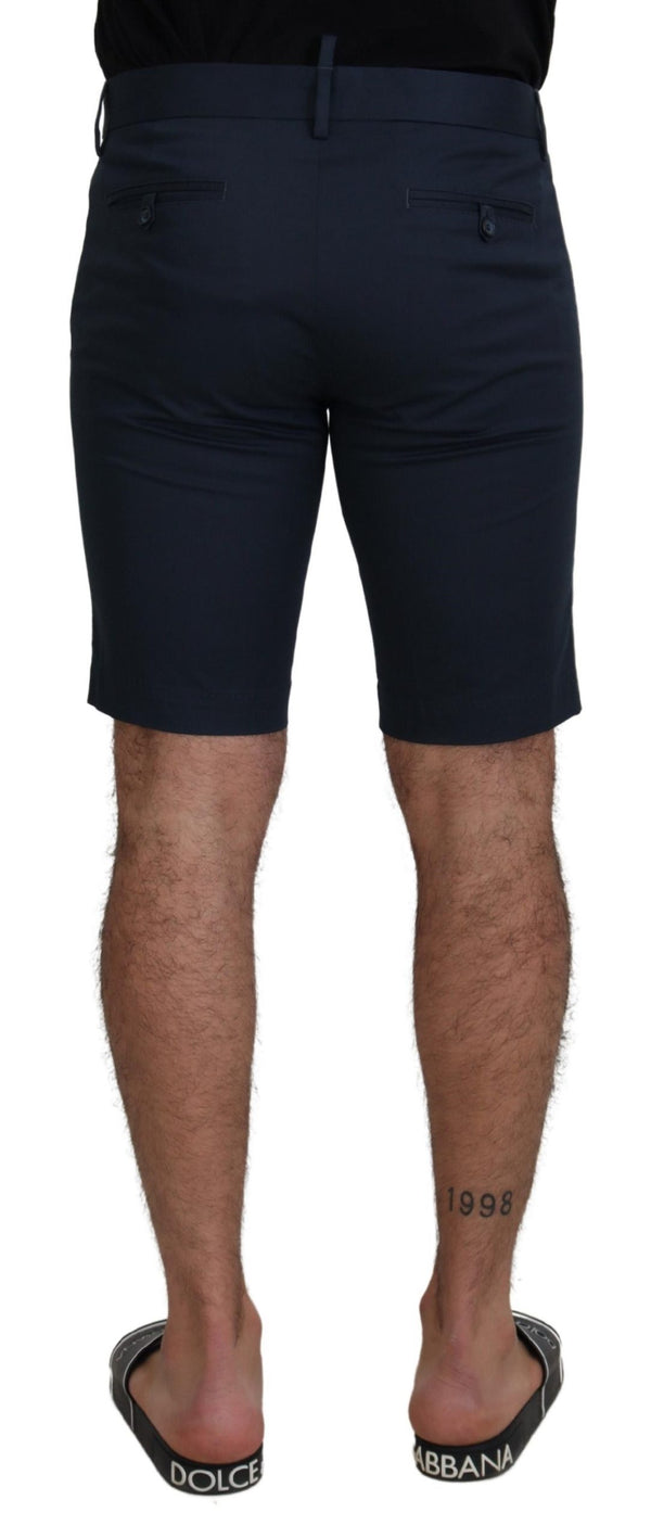 Dolce &amp; Gabbana Blue Bermuda Low Waist Miesten shortsit