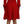 Dolce & Gabbana Elegant Red Silk A-Line Knee Length Dress