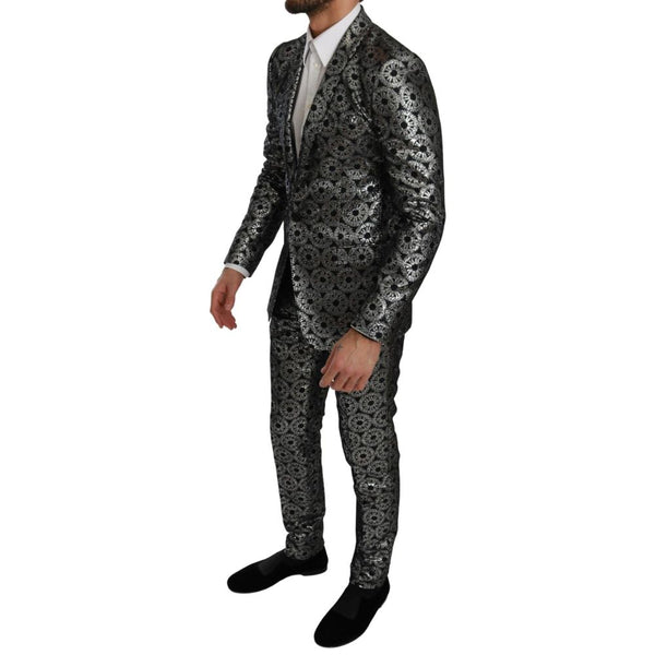 Dolce & Gabbana Silver  Suit