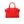 Michael Kors Carmen Medium Bright Red Leather Satchel Bag Purse