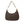 Michael Kors Cora Large Brown PVC Zip Pouchette Chain Shoulder Crossbody Bag