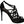 Dolce & Gabbana Black Suede Ankle Strap Stiletto Shoes