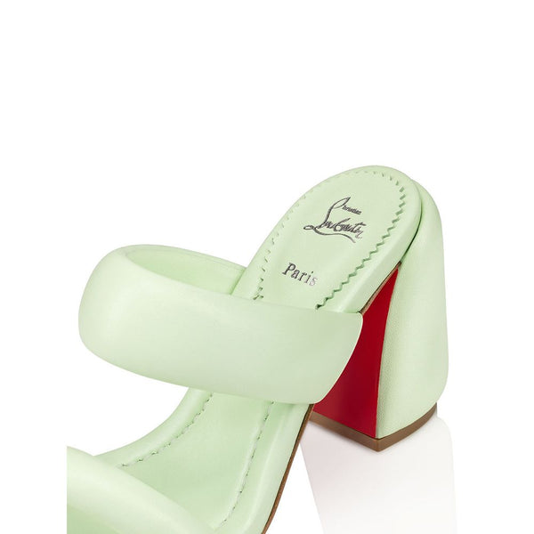 Christian Louboutin Emerald Elegance Leather Sandals