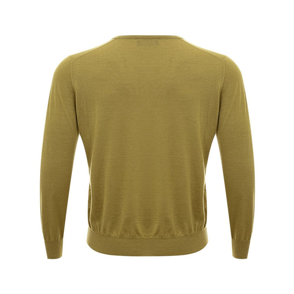 Gran Sasso Elegant Green Cashmere Sweater for Men