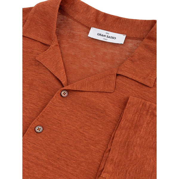 Gran Sasso Elegant Linen Summer Shirt for Men
