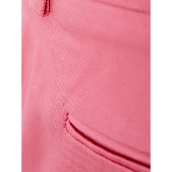 Lardini Elegant Cotton Pink Trousers for Sophisticated Style