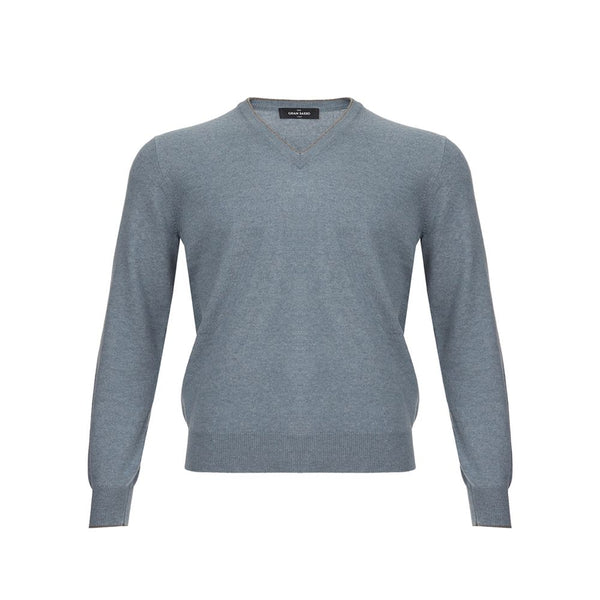 Gran Sasso Elegant Cashmere Sweater in Chic Gray