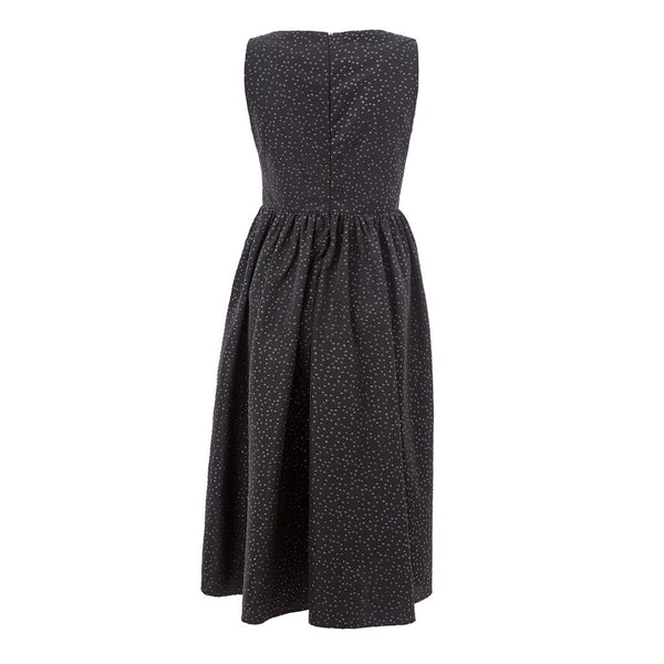 Lardini Elegant Black Polyethylene Dress