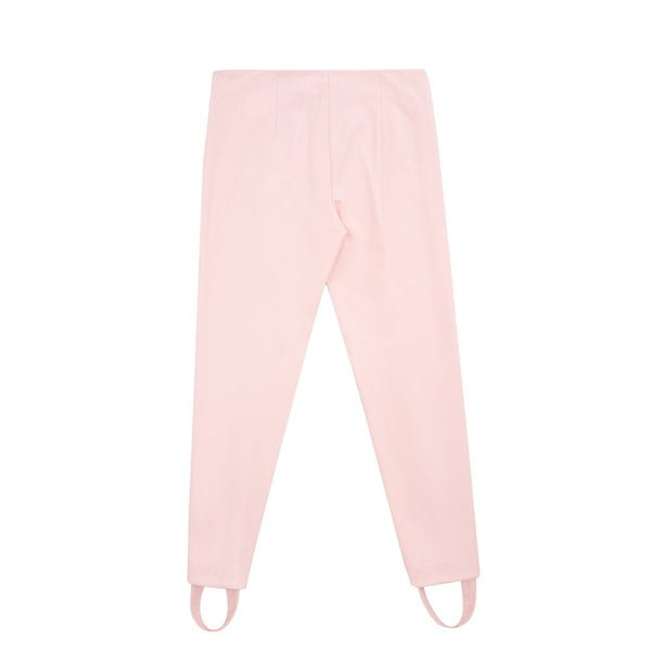 Lardini Elegant Pink Viscose Pants for Chic Style