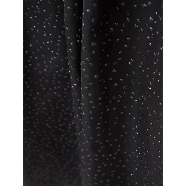 Lardini Elegant Black Polyethylene Midi Skirt