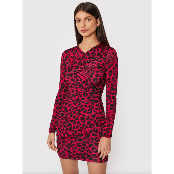 Love Moschino Red Viscose Mekko