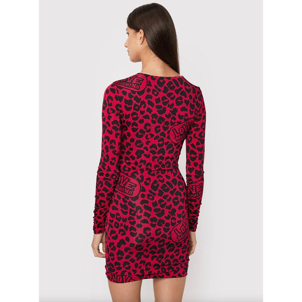 Love Moschino Red Viscose Mekko