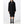 Love Moschino Elegant Black Wool Coat with Logo Detail