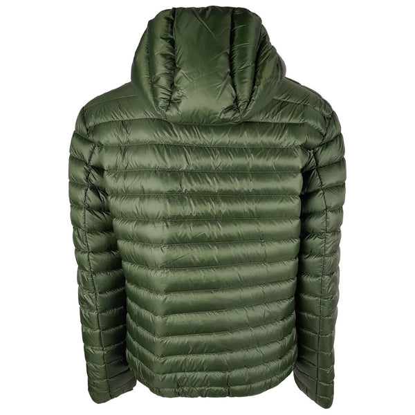 Centogrammi Sumptuous Green Nylon Down Jacket