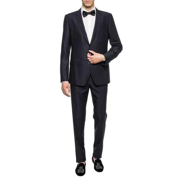 Dolce & Gabbana Blue Wool Vergine Suit